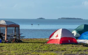Camp at Flamingo Lake