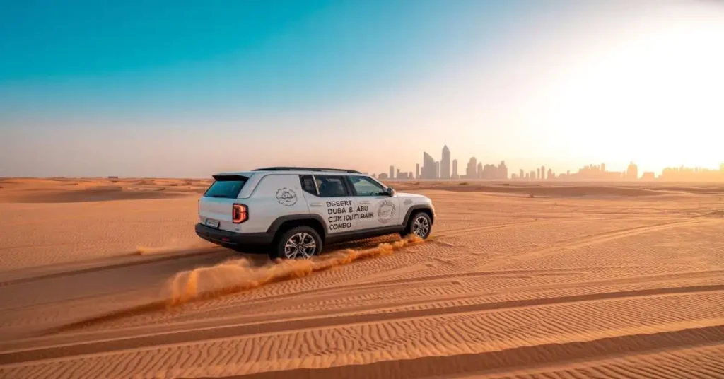 Desert Safari Dubai & Abu Dhabi City Tour combo package