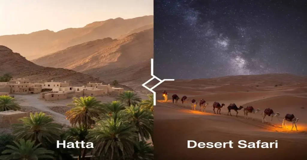 Hatta Tour vs Desert safari