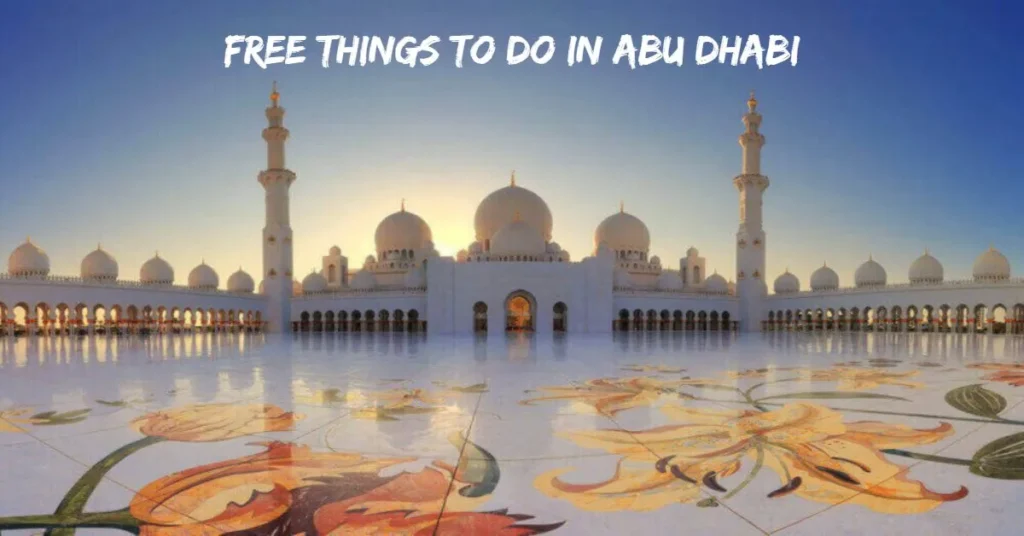 free things to do in abu dhabi